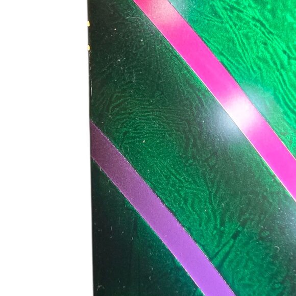 Modern Abstract Wall Art Metal 1990s Memphis Style 24 x 12 Green Blue Decor - Picture 10 of 16